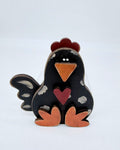 Black hen shelf sitter