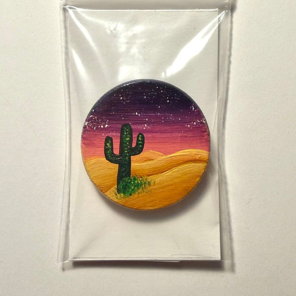 Desert circle Magnet