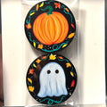 Coasters Set Ghost and Pumpkin