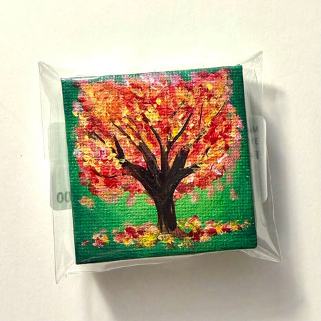 Fall Tree Mini Canvas Magnet