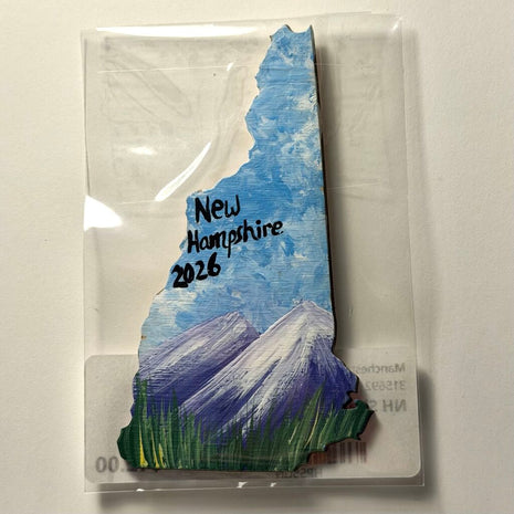 NH Shape Magnet Mountains