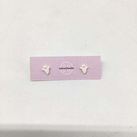 Mini Ghost Stud Earrings