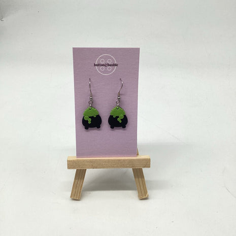 Bubbling Cauldron Dangle Earrings