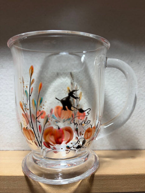 Pumpkin witch orangey mug