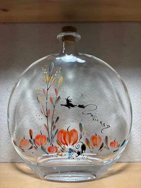 Pumpkin witch bottle