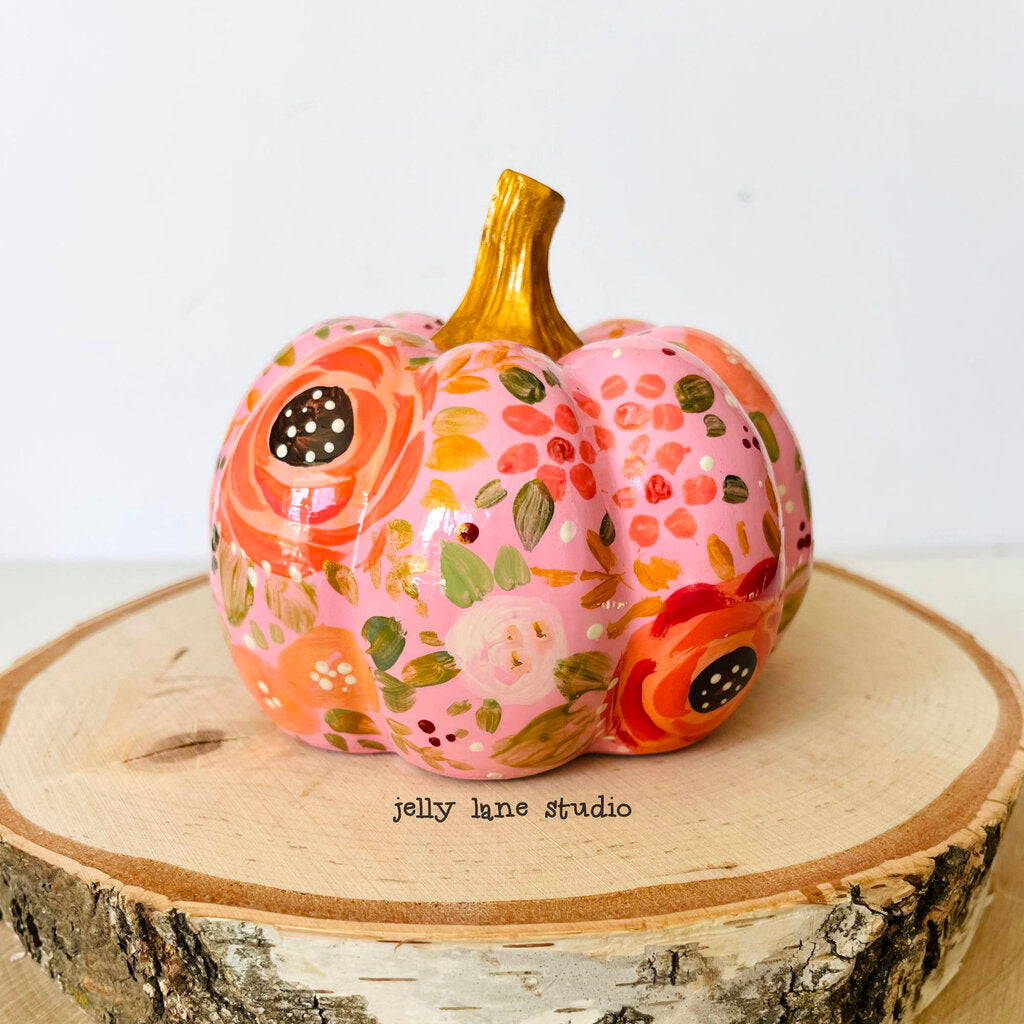 FLORAL PUMPKIN