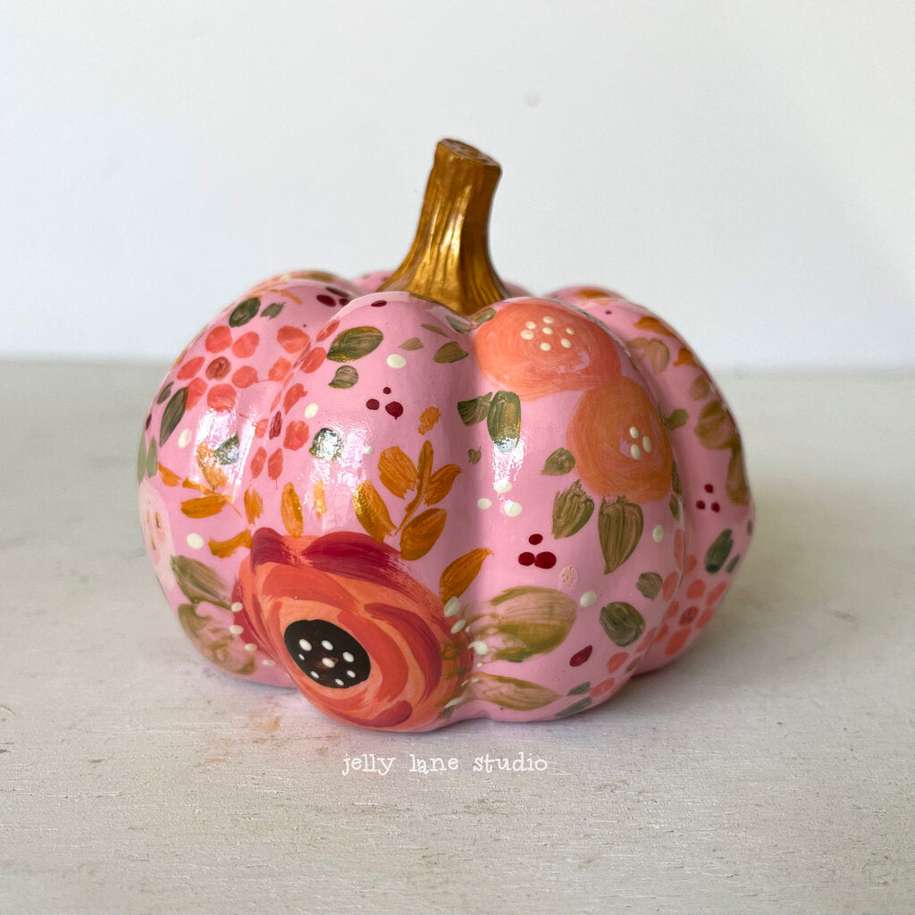 FLORAL PUMPKIN