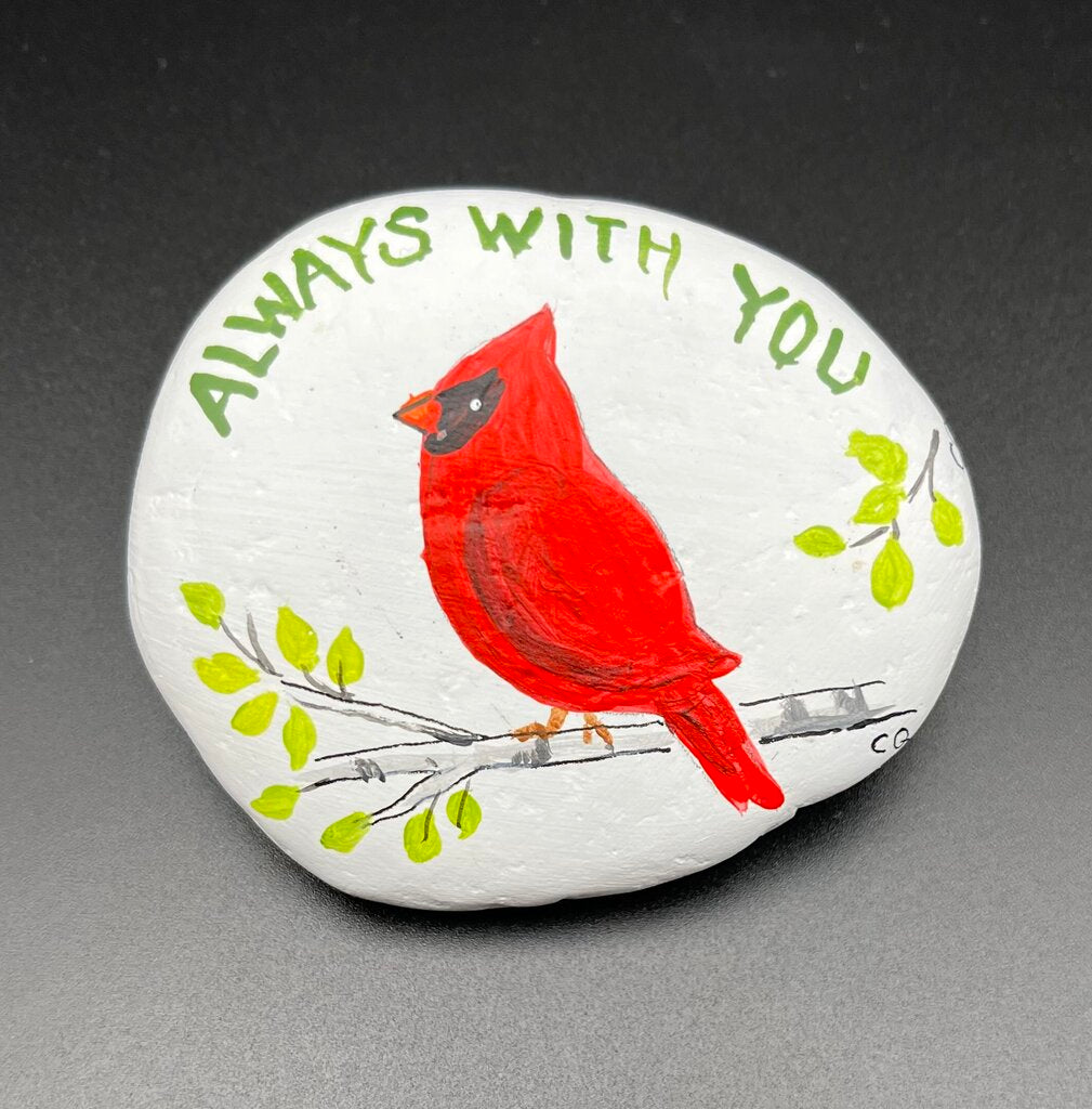 Rock-lg-wh-"Always w You" cardinal
