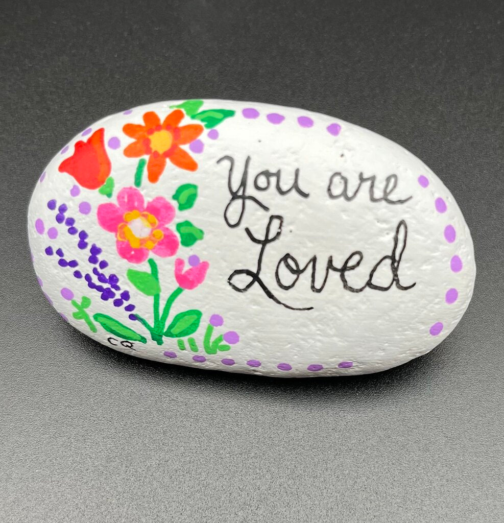 Rock-sm-wh-"You are Loved"