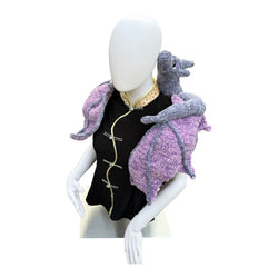 Crocheted wearable dragon plush - view 1