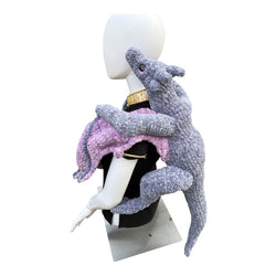 Crocheted wearable dragon plush - view 2