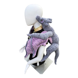 Crocheted wearable dragon plush - view 3