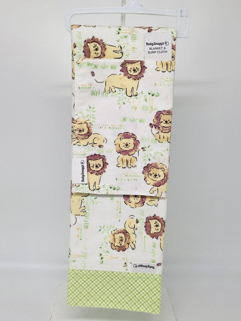 Baby Blanket & Burp Cloth Set