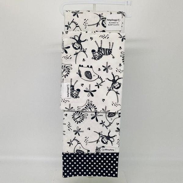 Baby Blanket & Burp Cloth Set