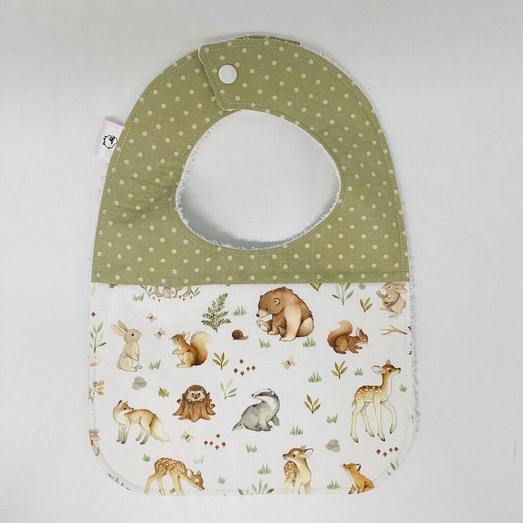 Toddler Bib (2 color cotton)