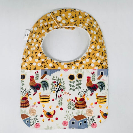 Toddler Bib (2 color cotton)