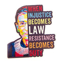 Sticker - RBG Outline & Quote
