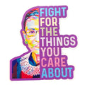 Sticker - RBG Outline & Quote