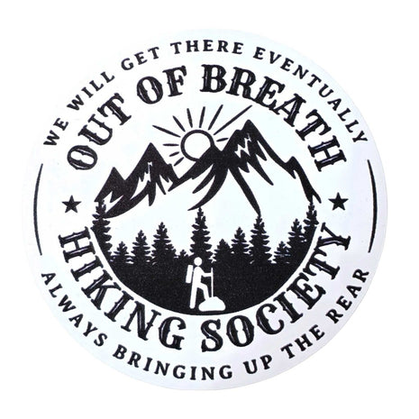 Sticker - Out Of Breath Hiking Society