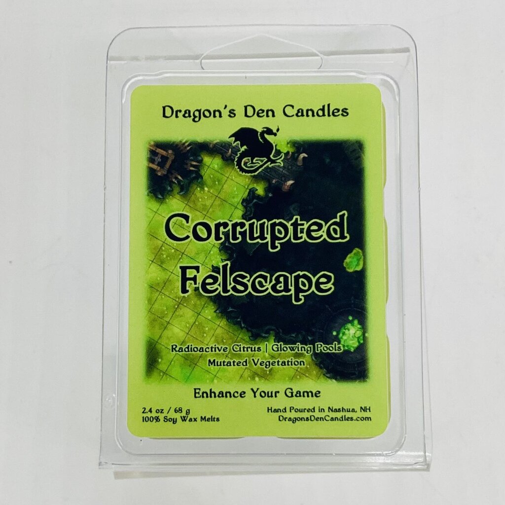 CORRUPTED FELSCAPE - Wax Melt - Dragon's Den Candles