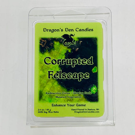 CORRUPTED FELSCAPE - Wax Melt - Dragon's Den Candles