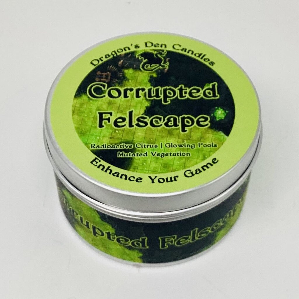 CORRUPTED FELSCAPE - Tin - Dragon's Den Candles