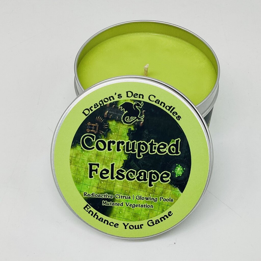 CORRUPTED FELSCAPE - Tin - Dragon's Den Candles