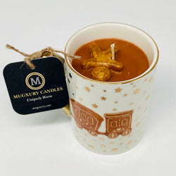 Gingerbread (Train Mug) - Mug Candle - 100% soy wax - view 2