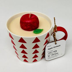 Apple Orchard (Red Triangle Mug) - Mug Candle - 100% soy wax - view 3