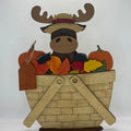 Fall Moose Insert and Interchangeable Basket