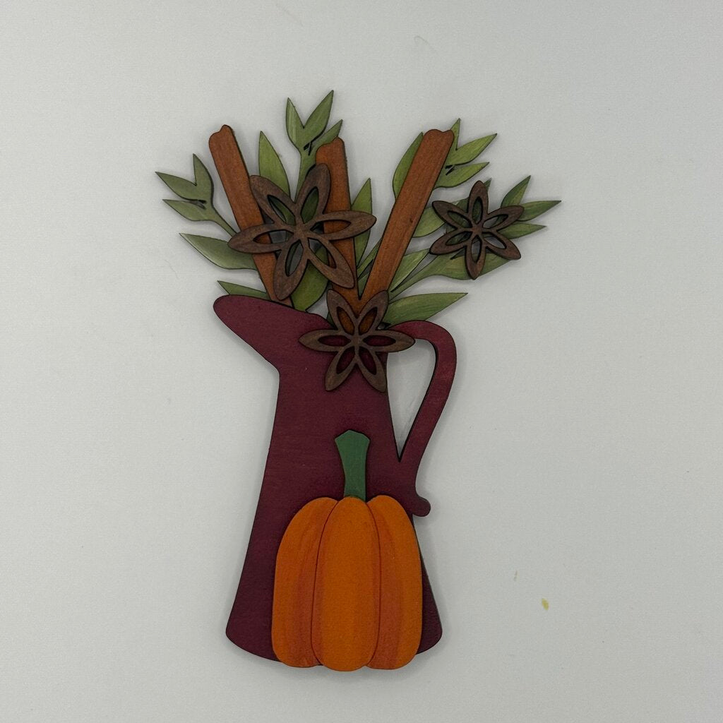 Fall Pitcher w/Pumpkin Tiered Tray Item