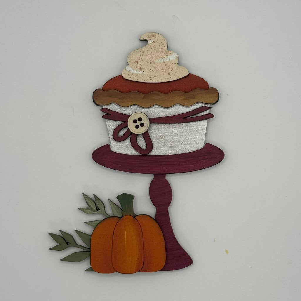 Pie Stand w/Pumpkin Tiered Tray Item