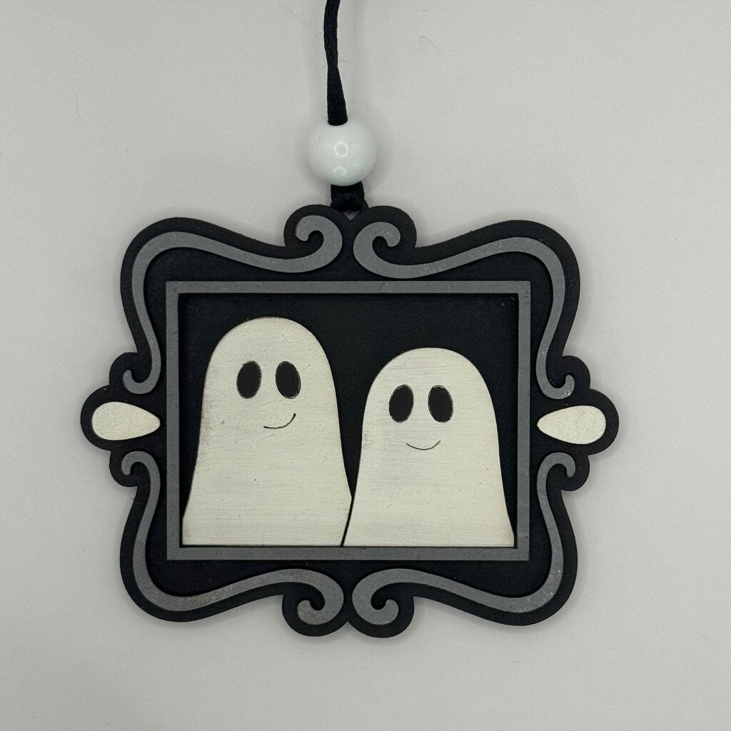 Rectangle Ghost Ornament