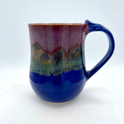Mug- Cobalt/Merlot - view 2
