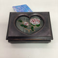 Upcycled Jewelry Box - Black/Heart