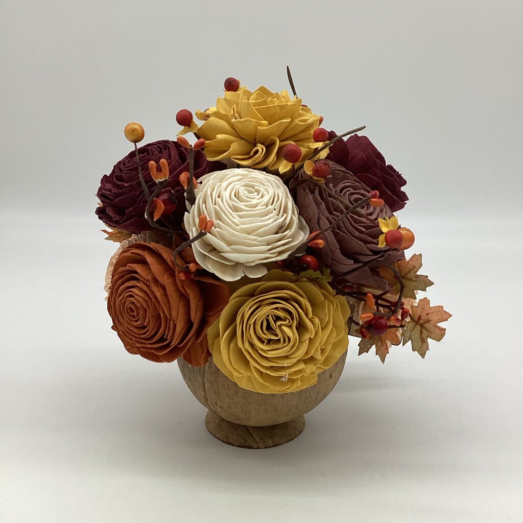 Autumn Wood Flower Arrangement