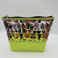 Boo Basket Pouch- Green Cats