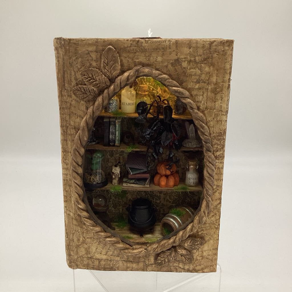 Witches Cabinet Book Nook