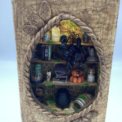 Witches Cabinet Book Nook - view 2