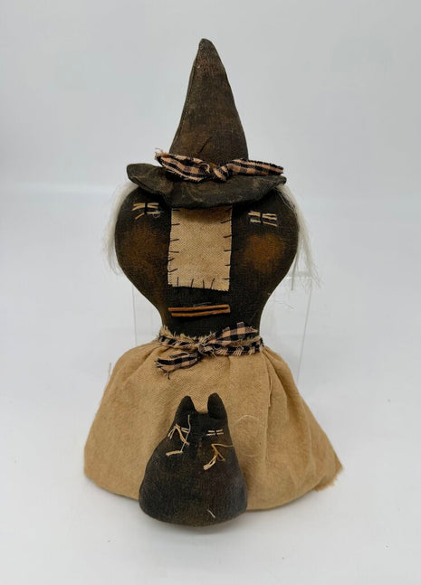 Black Witch with Cat