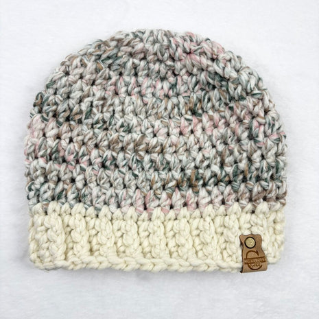 Wool Beanie Hat - Seashell