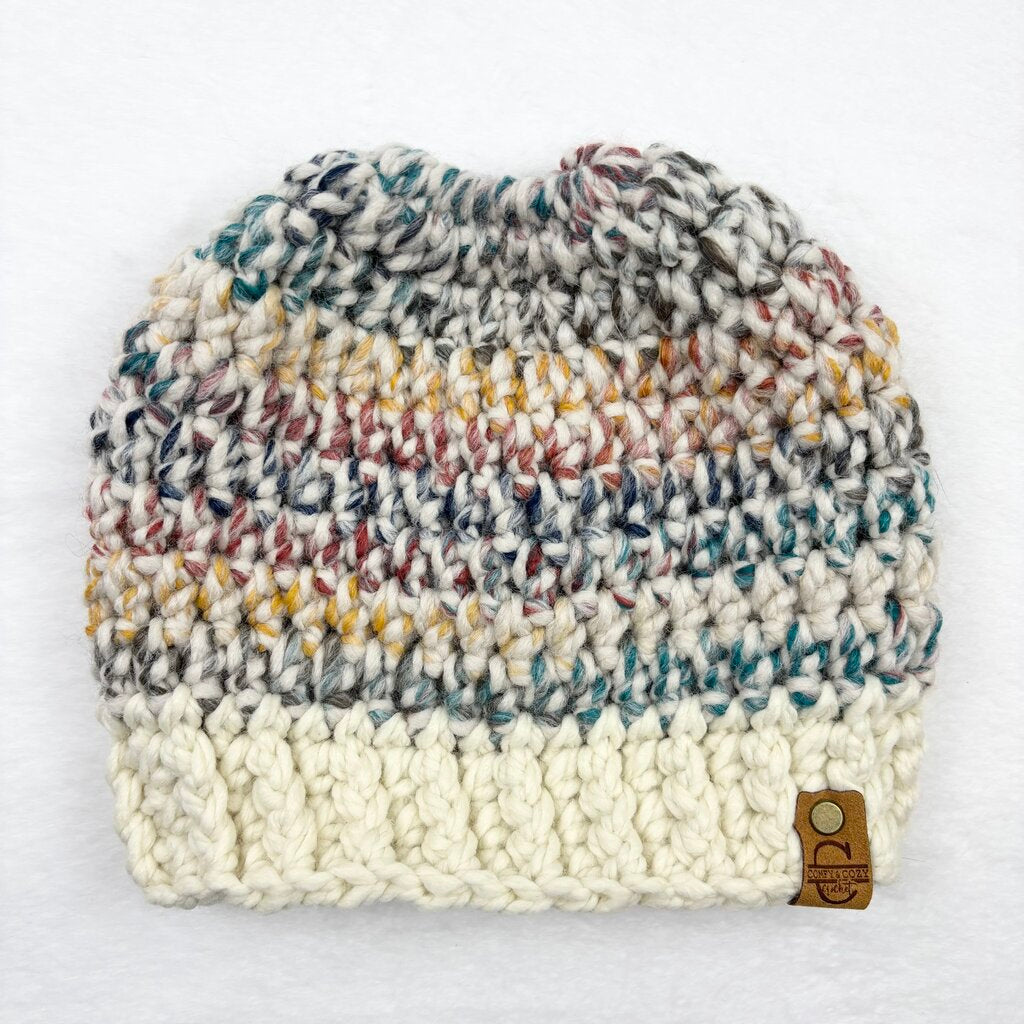 Wool Messy Bun Hat - Hudson Bay