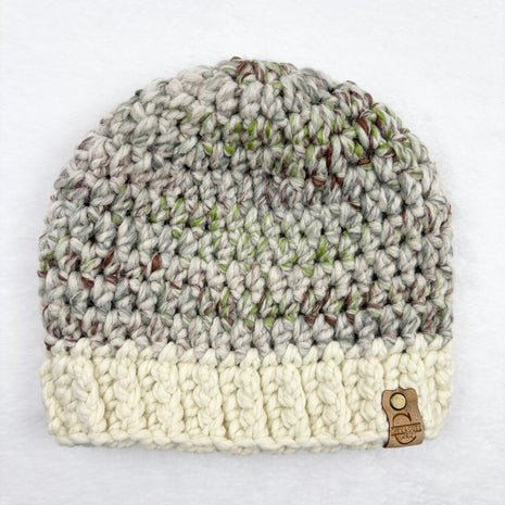 Wool Beanie Hat - Fern