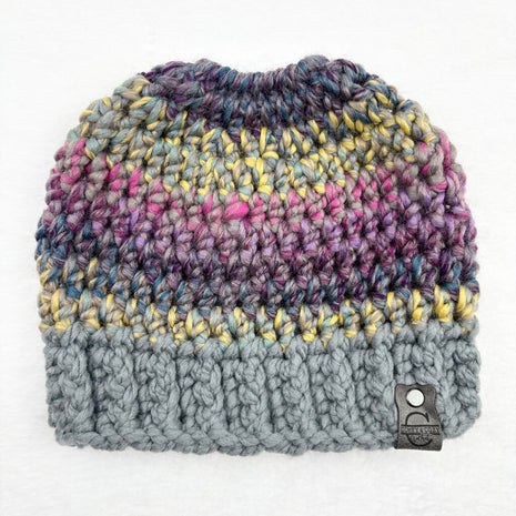 Wool Messy Bun Hat - Astroland