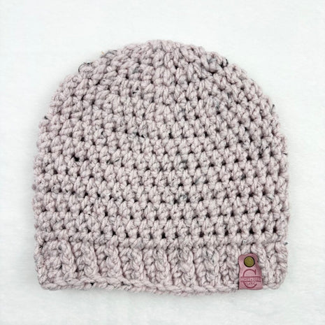 Beanie Hat (Adult) - Tweed Blush