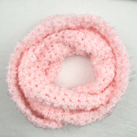 Chunky Infinity Scarf - Soft Pink