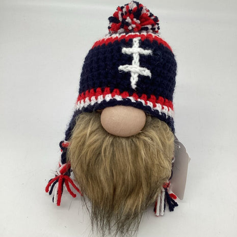 Crochet football gnome