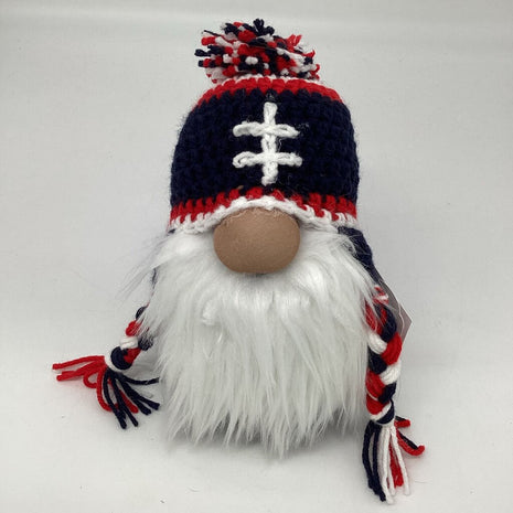 Crochet football hat gnome