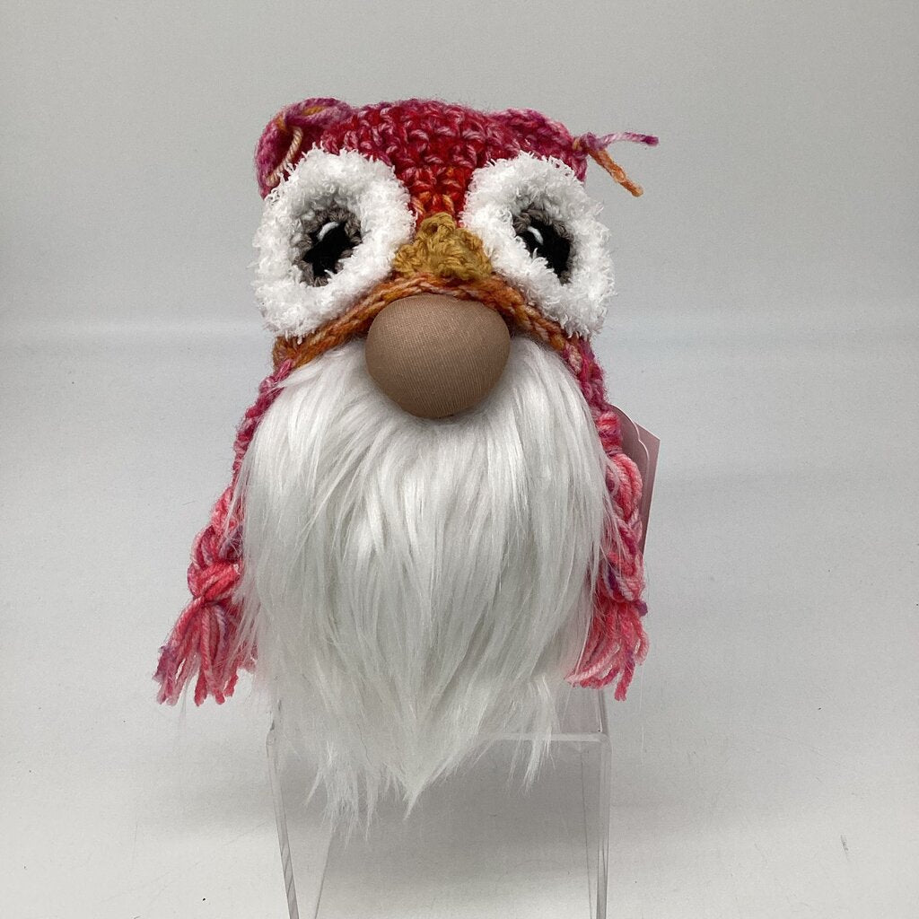 Crochet owl hat gnome