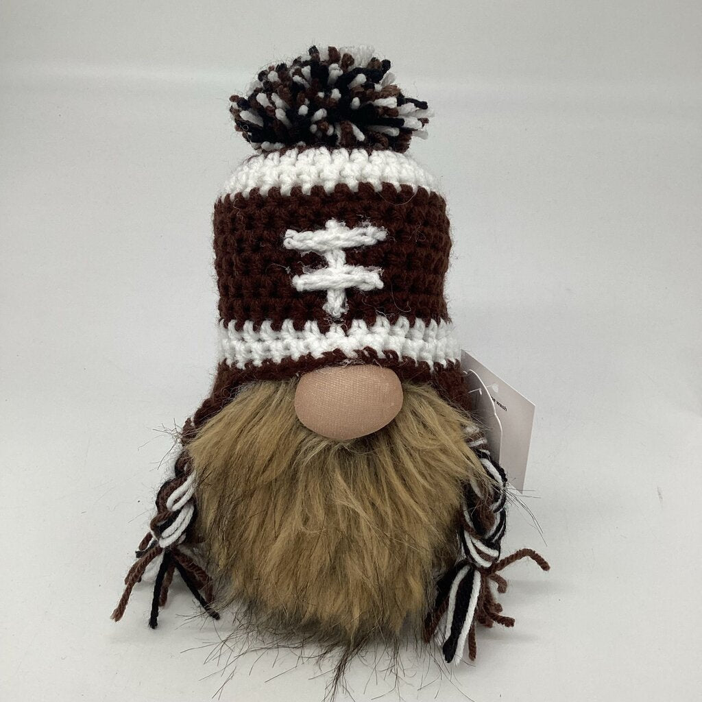 Crochet football hat gnome